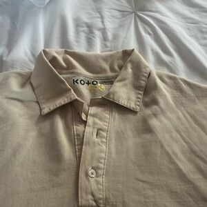 KO+O polo, longsleeve shirt size large